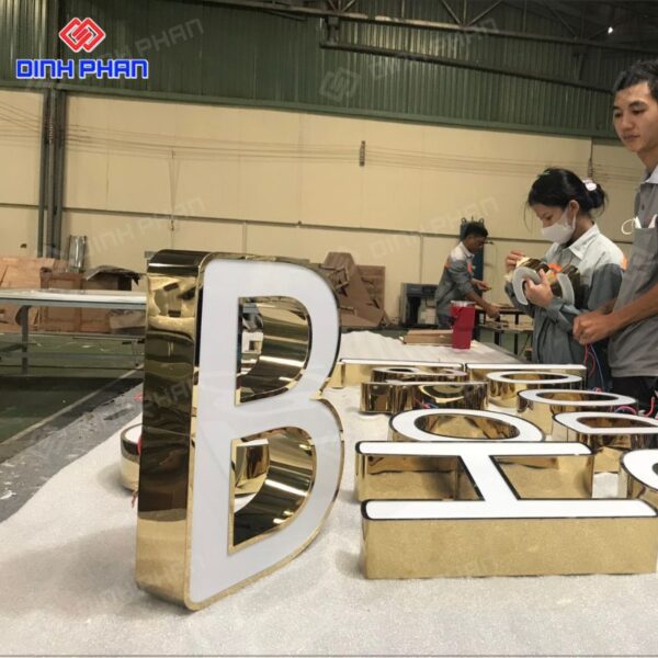 Chữ inox 3d là gì? Báo giá & mẫu chữ inox 3d đẹp