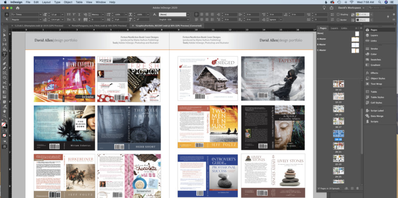 Giao diện của Adobe InDesign CC 2024