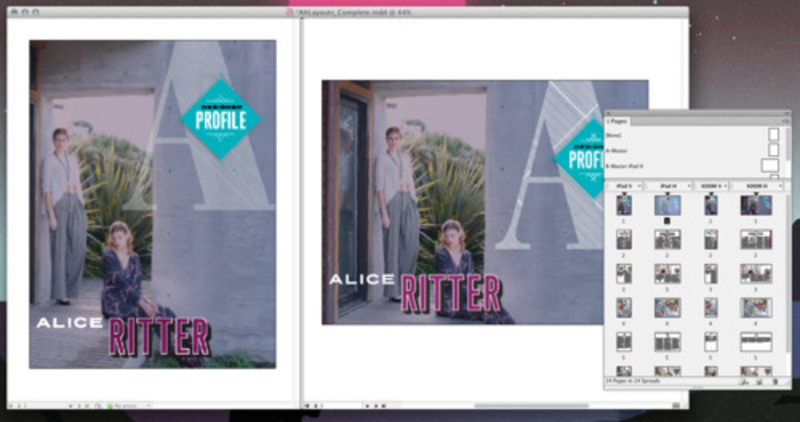 Giao diện thiết kế của Adobe InDesign CS6