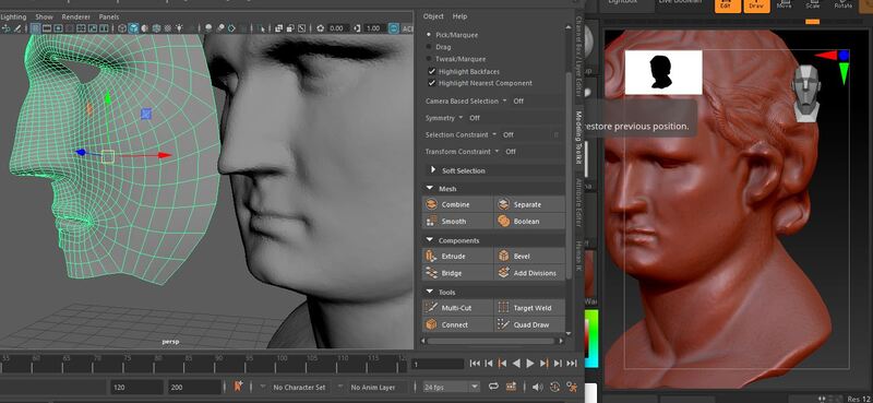 Giao diện của Autodesk Maya 2022