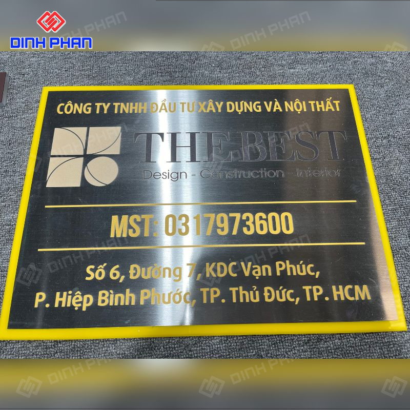 Chữ inox in UV