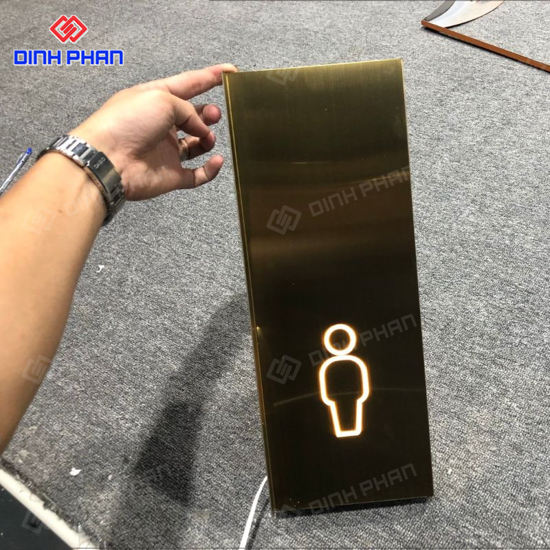Chữ inox in UV