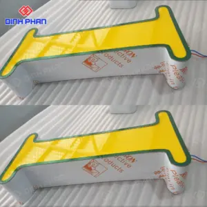 Chữ inox lọng viền