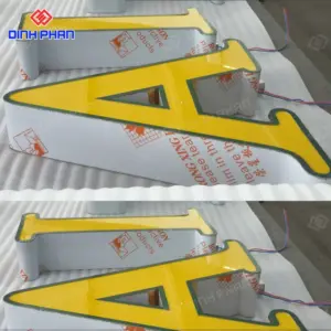 Chữ inox lọng viền