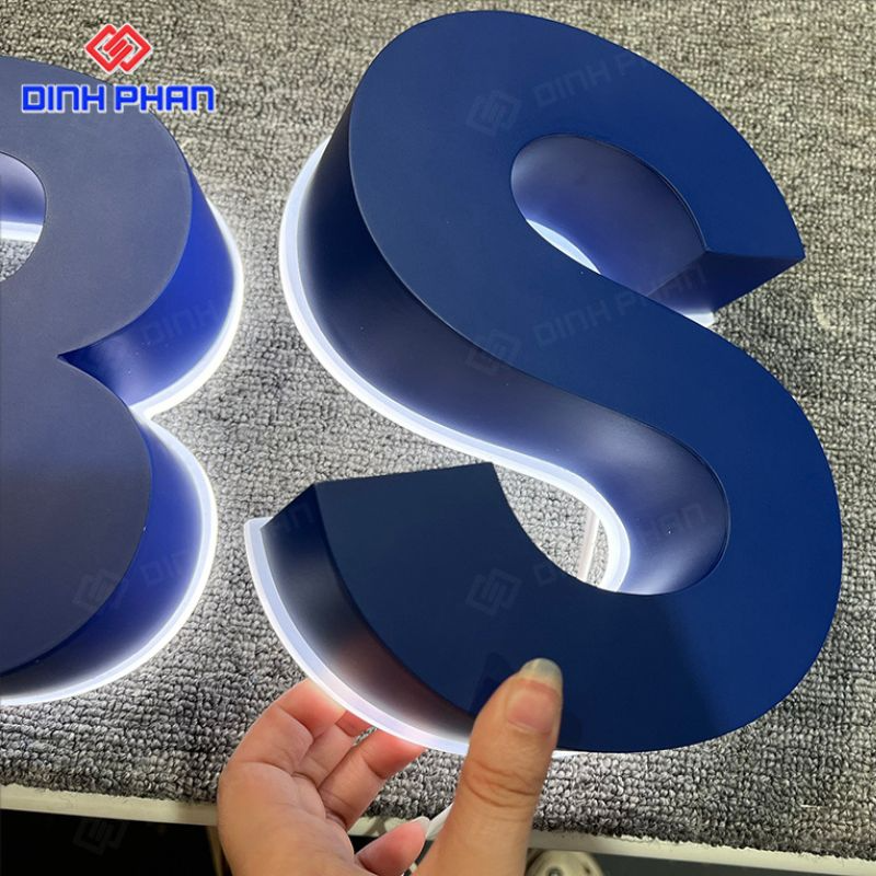 Chữ inox sơn hấp nhiệt