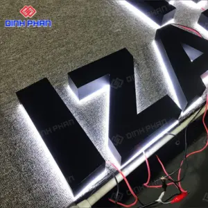 Chữ inox sơn hấp nhiệt