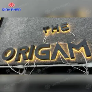 Chữ inox sơn hấp nhiệt