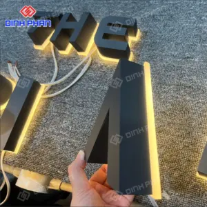 Chữ inox sơn hấp nhiệt