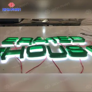 Chữ inox sơn hấp nhiệt