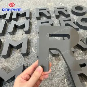Chữ inox sơn hấp nhiệt