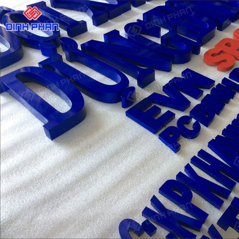 Chữ inox sơn hấp nhiệt