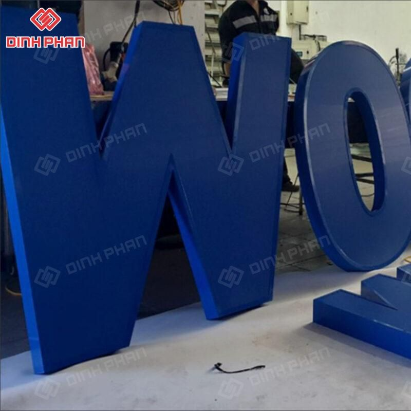 Chữ inox sơn tĩnh điện