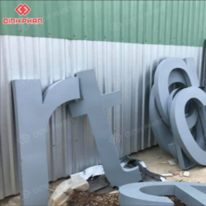 Chữ inox sơn tĩnh điện