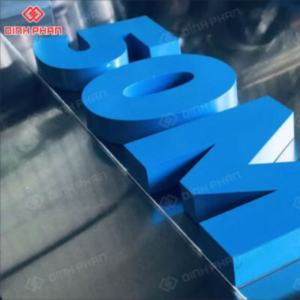 Chữ inox sơn tĩnh điện