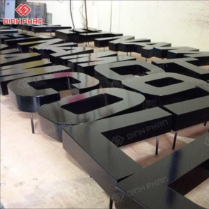 Chữ inox sơn tĩnh điện