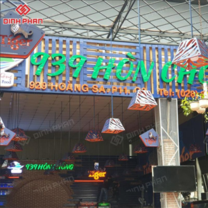 Chữ inox sơn tĩnh điện