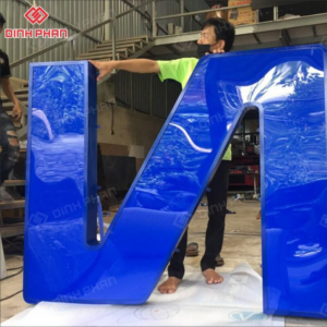 Chữ inox sơn tĩnh điện giá rẻ, chất lượng