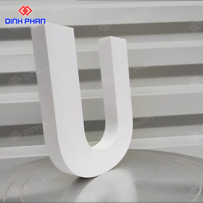 Chữ mica chân Fomex