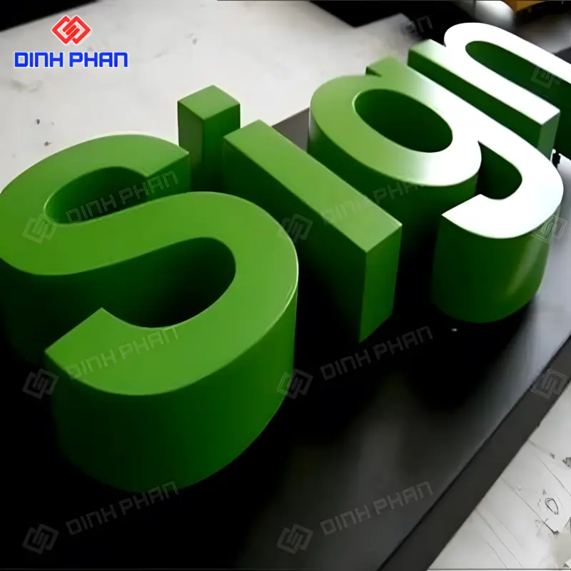 Chữ mica chân Fomex