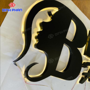 Chữ mica không viền