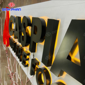 Chữ mica không viền