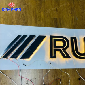 Chữ mica không viền