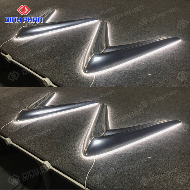 Chữ Mica mạ Crom