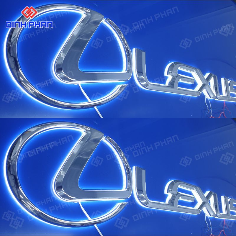 Chữ Mica mạ Crom