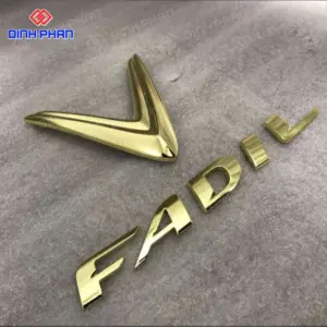 Chữ Mica mạ Crom