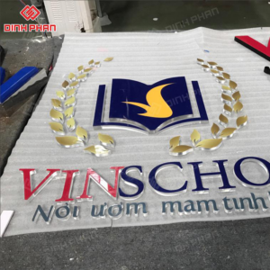 Chữ Mica nguyên khối