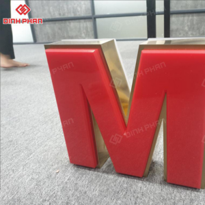 Chữ Mica nguyên khối