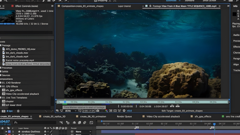 Tính năng chỉnh sửa chuyển động trong video