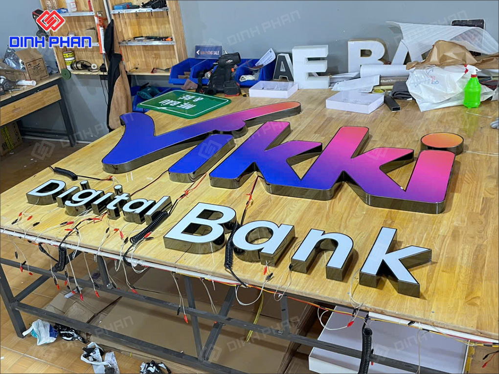 Bộ chữ ngân hàng Vikki