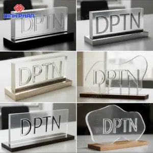 Chữ mica để bàn