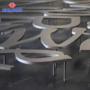 Chữ nhôm Anode