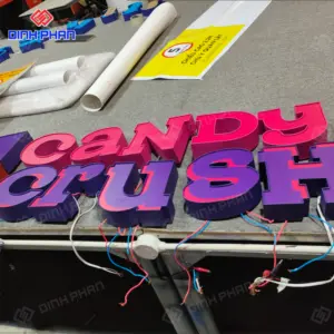 Chữ nhôm Hàn Quốc