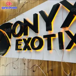 Chữ alu dán tường