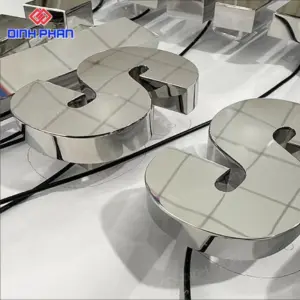 Chữ alu trắng gương