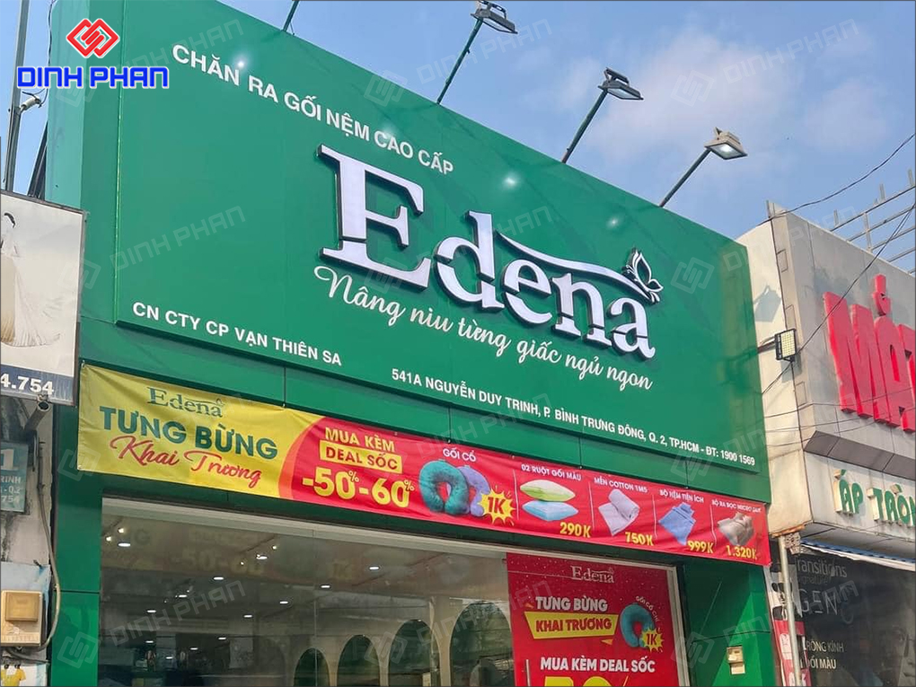 Cách dán chữ biển quảng cáo