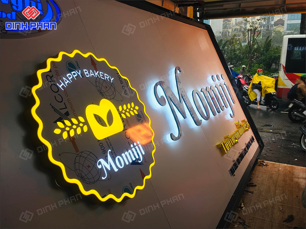 Cách dán chữ biển quảng cáo