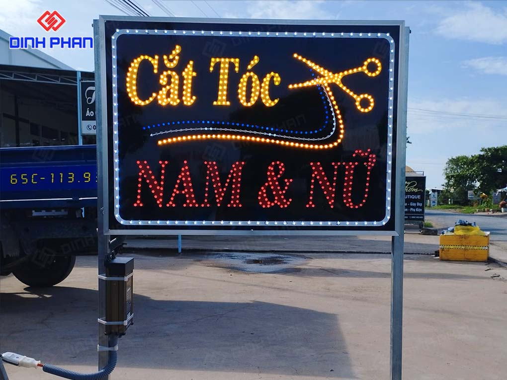 Cách dán chữ biển quảng cáo