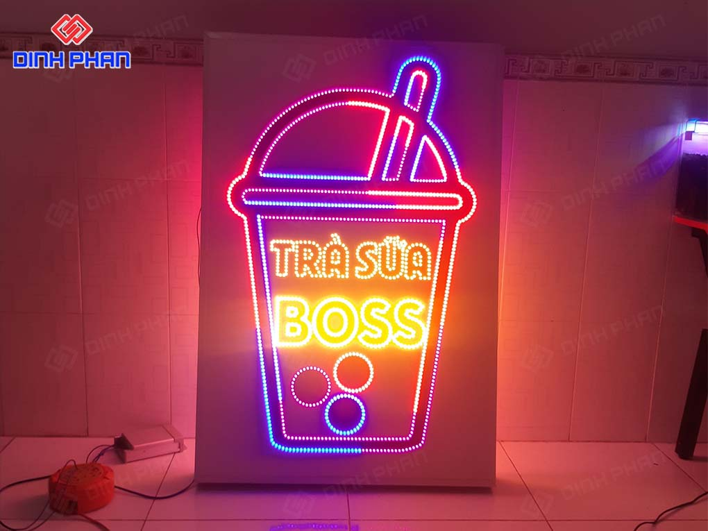 Cách dán chữ biển quảng cáo