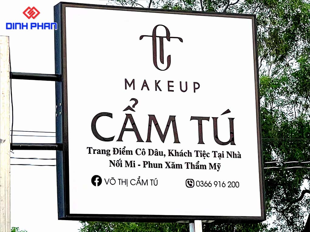 Cách dán chữ biển quảng cáo