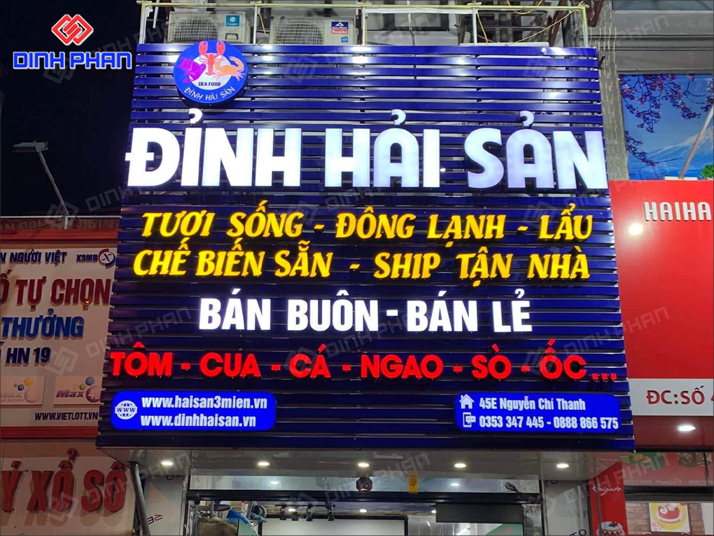 Cách dán chữ biển quảng cáo