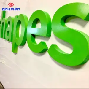Chữ fomex sơn