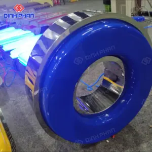 Chữ nổi mica đèn led