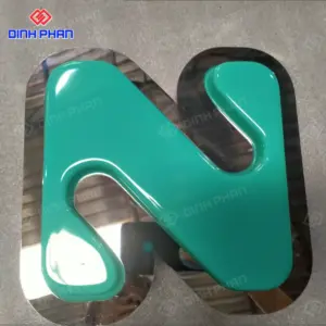 Chữ nổi mica đèn led