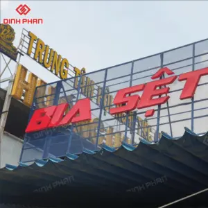 Chữ tole sơn tĩnh điện