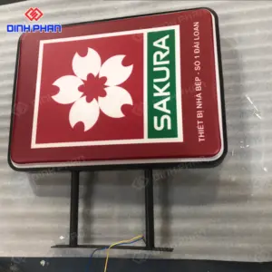 Làm bảng hiệu hộp đèn mica