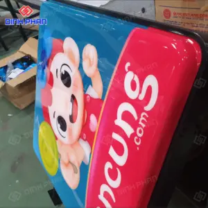 Làm bảng hiệu hộp đèn mica